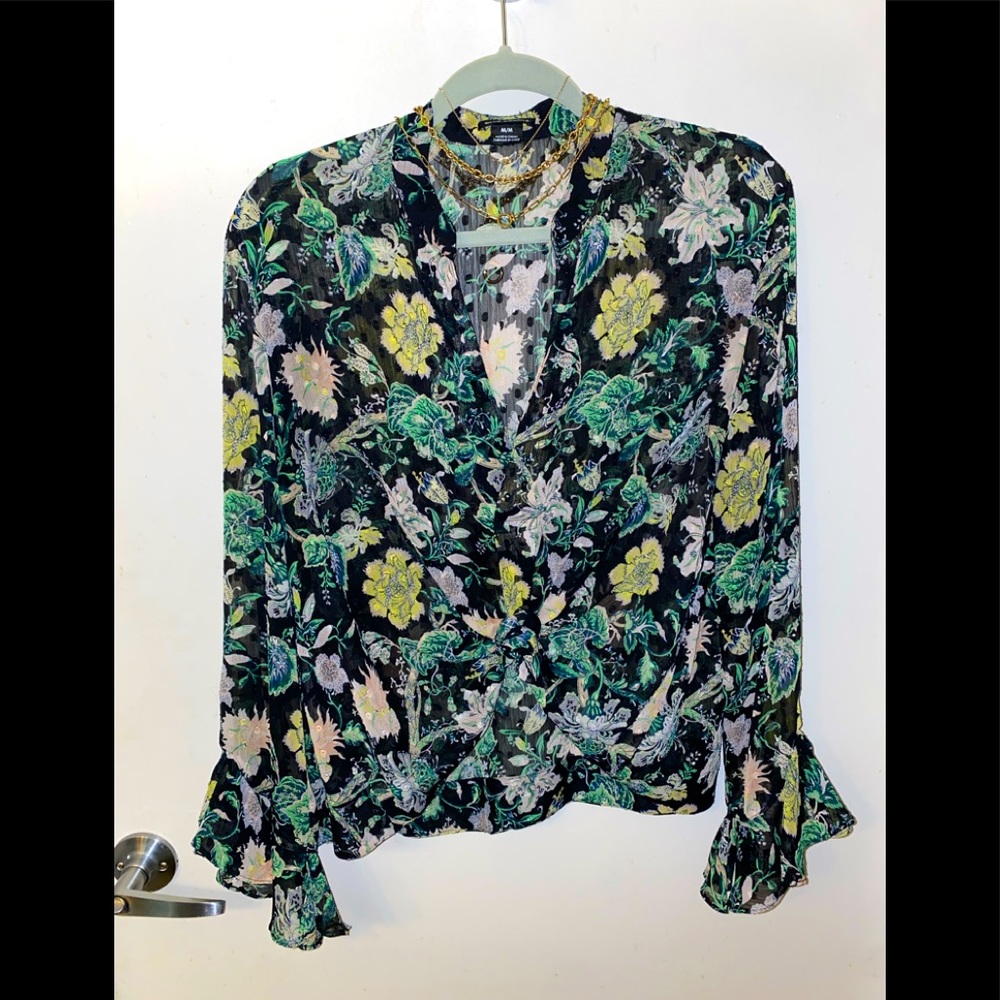 Club Monaco Floral Top
